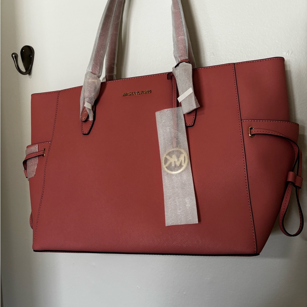Michael Kors Coral Tote Bag